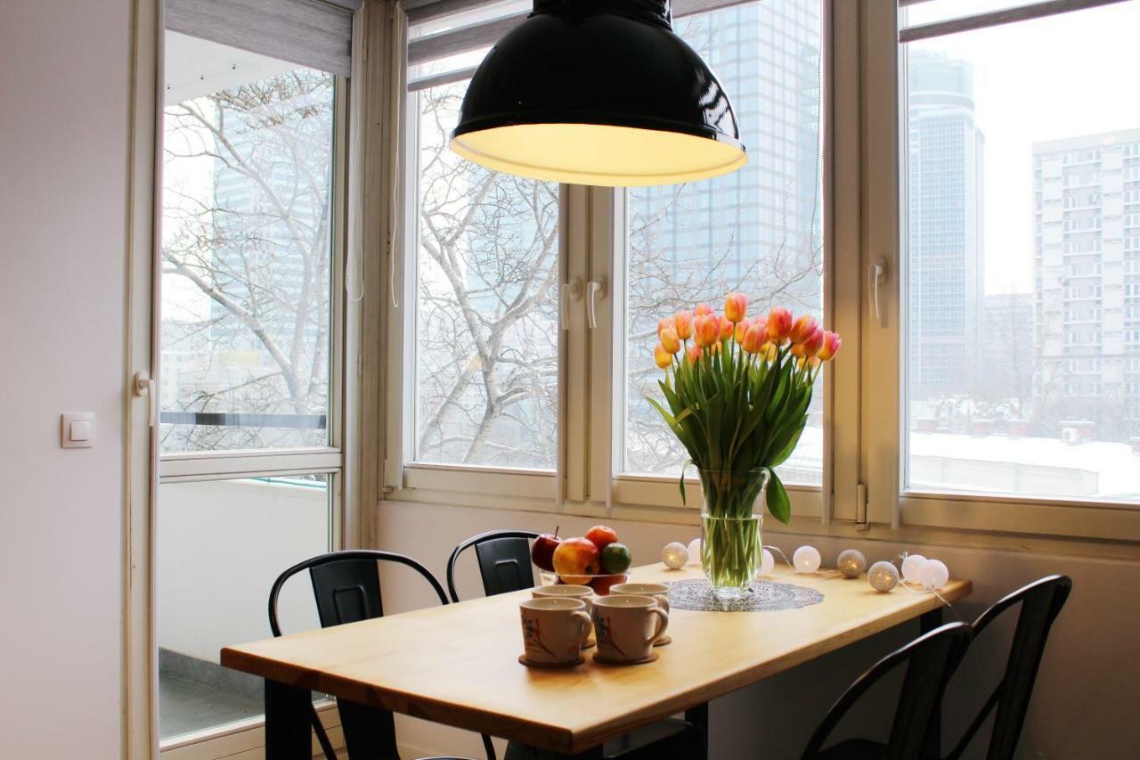 Comfy With Great City View By Cooee Apartments Warschau Exterior foto